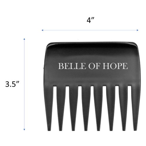3 Pack Wide Tooth Comb for Synthetic Heat Friendly, Human Hair Wigs, Units and Topers