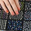 Flower Nail Stickers 30 Sheets Small Daisy Nail Art Stickers 3D Self Adhesive Pink Colorful Floral Nail Decals Spring Summer Floral Nail Supplies Exquisite Flower Nail Design for Women Manicure DIY