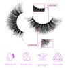 Mink Lashes Flu-ffy Lashes 20mm Long Flu-ffy Cat Eye False Eyelashes 3D Volume Curly Dramatic Fake Eyelashes Thick Full Lashes 5 Pairs Pack(5W-TB18)