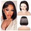 CRYSTALHAIR 12inch 13x4 HD Lace Front Wigs Human Hair Glueless Bob Wig Human Hair Pre Plucked with Baby Hair 180% Density Short Human Hair Wigs for Black Women