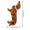 Cute Dachshund Claw Clips, Cellulose Acetate Hair Clips, Dog Hair Barrettes Hair Accessories for Women Girls