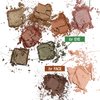 Ruby Kisses Eyeshadow Palette Highly Pigmented Eye Makeup Matte to Shimmers (Jade)
