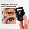 Docolor Eyelash Curler Portable Lash Curler with 1 Silicone Refill Pads Mini Eye Lashes Curlers Professional Travel Makeup Tools for All Eye Shapes