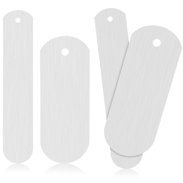 Hotop 4 Pieces Metal Straight Sock Jigs Sublimation Crew Sock Jigs Dye Printing Heat Press Transfer Socks Accessories, 2 Sizes for DIY Aluminum Metal Sock Board Pattern Blank Socks Accessory