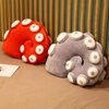 Yoholto Octopus Tentacles Plush Pillow, Tentacles Stuffed Animal, Interesting Plush Gift for Kids Adults(17.7 * 13.7in,Red)
