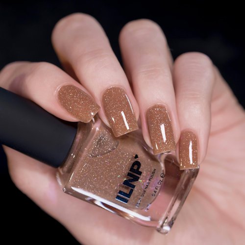 ILNP Cookie Cutter - Delicious Tan Holographic Jelly Nail Polish