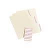 Avery File Folder Labels on 4" x 6" Sheets, Easy Peel, White/Red, Print & Handwrite, 2/3" x 3-7/16", 252 Labels (5201)