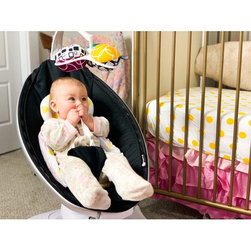 Infant Insert Compatible with 4Moms Mamaroo & Rockaroo – Car Seat Insert 2 Pack – Reversible Infant Car Seat Insert – Soft Plush Minky Car Seat Head Support Insert