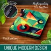 Colorful PU Leather Trading Card Binder, Baseball Card Binder, 9 Pockets Football Card Book Holder, Card Holder with Strap, Binder for Collectible Cards Storage