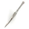 Madison Bay Company Nickel Plated Embossed Floral Letter Opener, 8.5 Inches Long