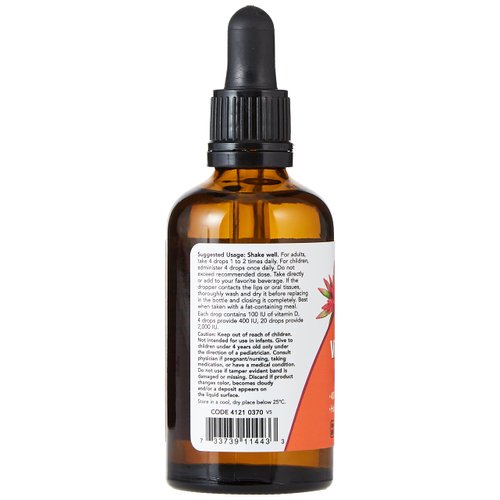 NOW Foods Vitamin D-3 Liquid - 2 fl. oz.