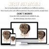 MSMUSAS Messy Bun Hair Piece Claw Clip Curly Wavy Faux Hair Bun Tousled Updo Hair Extensions Scrunchie Long Beard Chignon Buns Hair pieces for Women(Brown Mix Natural Blonde)