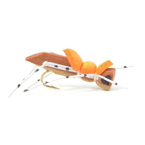 The Fly Fishing Place Trout Fly Assortment - Four Best Grasshopper Dry Fly Fishing Flies Collection - 1 Dozen Flies - 4 Hopper Fly Patterns