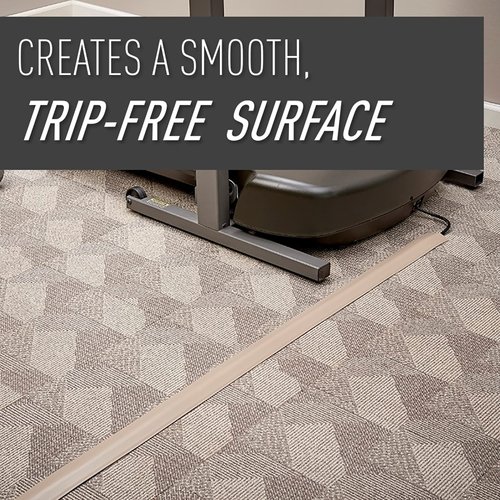 Legrand Wiremold CDI-5 Corduct 5 Foot Cord Cover for Floors, Holds 1 Cord or Cable, Ivory (1 Pack)