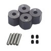 Share Goo Aluminum Alloy 12mm Wheel Drive Hex Hub Adapter with Pins Compatible with Axial SCX10 90046 Tamiya CC01 1/10 RC Crawler Car (10mm Thickness)