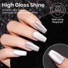MIZHSE Cat Eye Gel Nail Polish 12mL Silver Moonlight Cat Eye Nail Polish Glitter Velvet Smooth Cats Eye Soak Off U V LED Gel Polish for Nail Art Manicure Salon Home DIY