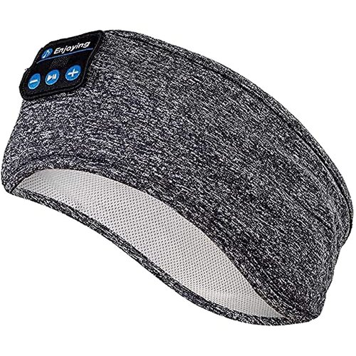 Perytong Sleep Headphones Wireless, Bluetooth Sports Headband Headphones with Ultra-Thin HD Stereo Speakers Perfect for Sleeping,Workout,Jogging,Yoga,Insomnia, Air Travel, Meditation, Grey
