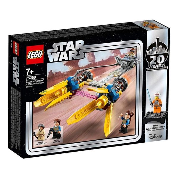 LEGO Star Wars: The Phantom Menace Anakin's Podracer â€“ 20th Anniversary Edition 75258 Building Kit (279 Pieces)