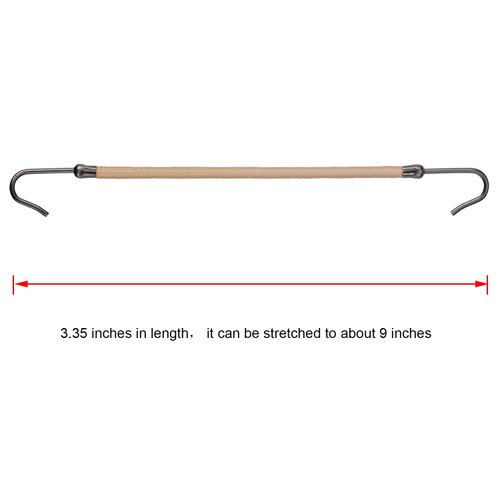 Hotop 15 Pieces Elastic Hook Hair Tie Styling Ponytail Holder Hooks Hair Cord (Black, Brown and Blonde)