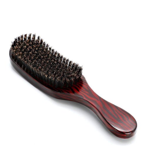 Wave Brush, Wood Handle Hair Brush For Women Man Thinning Hair Kids Soft Hair Brush Boar Bristle Hairbrush Set Mens Hair Brush Mens Boar Hair Brush