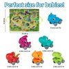 ALASOU 6 PCS Dinosaur Truck Car Toys with Playmat/Storage Bag|Baby Toys for 1 2 3 Year Old Boy|1 2 Year Old Boy Birthday Gift for Infant Toddlers|First Birthday Gifts for Toddler Toys Age 1-2