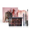 FantasyDay All in One Makeup Kit,40 Colors Eyeshadow Palette,Christmas Makeup Kit,Full Starter Cosmetics Set with Makeup Brushes,Brow Pencil, Mascara,Women and Teens Makeup Gift Set