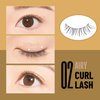 D-UP Natural Look False Eyelashes, False Lashes for Nature Look, Japanese Natural Looking Fake Eyelashes All Day Long Lasting Wear, 2 Pairs, Airy Curl Lash 02