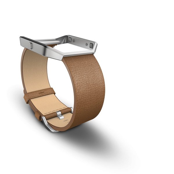 Fitbit Blaze Accessory Band, Leather, Camel, Small