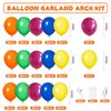 Fiesta Balloon Garland Arch Kit, Hot Pink Yellow Blue Green Orange Fiesta Balloons for Kids Boy Girl Carnival Decor Festival Party Decorations Birthday Baby Shower Party Supplies