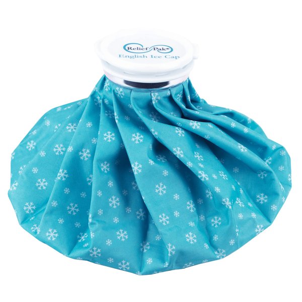 Relief Pak English-Style Ice Bag / Pack Cold Therapy to Reduce Swelling, Decrease Pain and Offer Cold Compression Relief from Bruises, Migraines, Aches, Swellings, Headaches and Fever, 11" Diameter