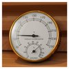amocane Sauna Thermometer 2 in 1 Fahrenheit Thermometer Hygrometer for Sauna Room Indoor Sauna Accessories for Steam