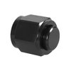 6AN Female Flare Cap Block Off Fitting Plug, 2PCS Aluminum Swivel Hex Head Nut Port Adapter, Automotive Modification Accessories for Fuel Oil Line