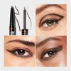 REVLON Liquid Eyeliner & Smoky Kohl Pencil, ColorStay Line Creator Eye Makeup, Waterproof & Transferproof, 152 Leathercraft, 0.004 oz