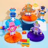 12 Pieces Robot Birthday Party Supplies Robot Party Honeycomb Centerpieces Robot Party Decorations Robot Party Table Topper for Baby Shower Decorations for Kids Birthday Party Supplies
