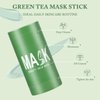 FAIRYTALESPACE 2 Pack Green Clay Mask, Green Tea Cleansing Stick Mask, Blackhead Removal, Deep Pore Cleansing, Moisturizing, Skin Tightening for All Skin Types Men and Women