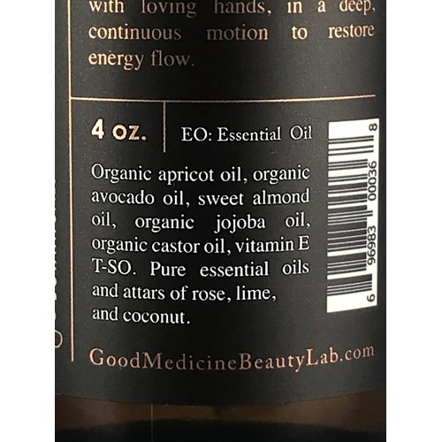 Good Medicine Beauty Lab Glow Potion Radiant Body Oil - Firm & Tighten Skin Tone - Smooth and Soften - Skincare for Women and Men (4 oz)