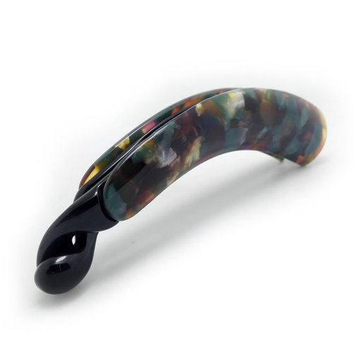 Meilliwish Noble Leopard Banana Hair Clip 1 PCS(H09)(DarkGreen)