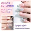 Makartt 50ML Clear Gel Nail Builder for Natural 3D Nail Art - Long-Lasting, Easy to Use