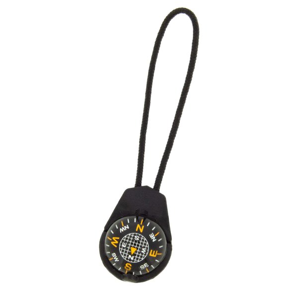 Sun Company ZiprComp - Micro Ball Compass with Lanyard | Zipper Pull Compass for Jacket, Parka, or Pack