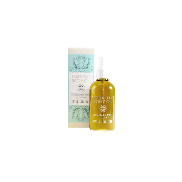 Little Seed Farm Essential Body Oil, Rosemary Mint, 4oz