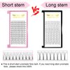 Premade Volume Eyelash Extensions 6D-C-0.07-12 Short Stem Premade Fans Eyelash Extensions 9 to 20 mm Volume Lash Extensions .07 .10 Pre made Lash Fans C D Curl (6D-C-0.07,12mm)