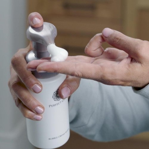 Perfect One Bubble Cream Wash 7.1 fl. oz. (210 ml) | Foam-to-Cream Facial Cleanser with Beauty Ingredients | Gentle Cleansing for Fresh and Radiant Skin | Prpduct of Japan