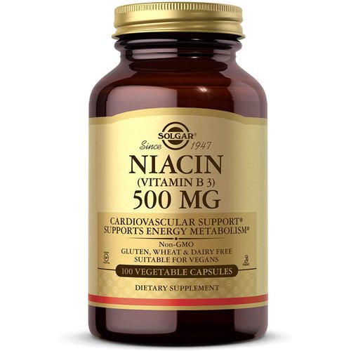 SOLGAR Niacin 500 MG, 100 CT