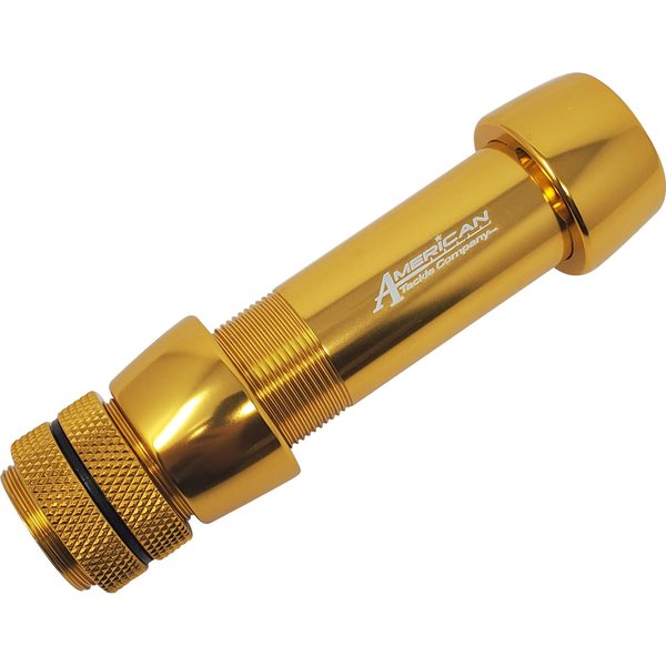 American Tackle Aluminum Reel Seat for Fishing Rod Building (Gold, 24MM)