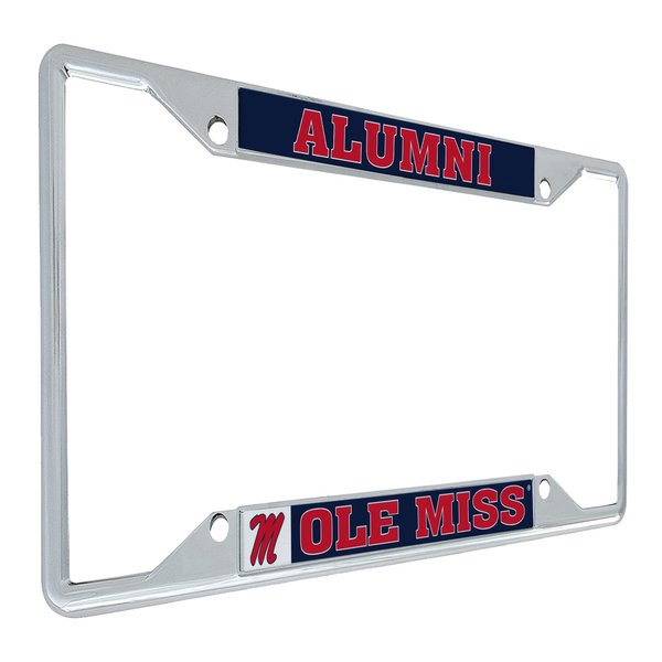 Desert Cactus University of Mississippi Rebels Ole Miss U of M Metal License Plate Frame for Front or Back of Car Officially Licensed (Alumni)