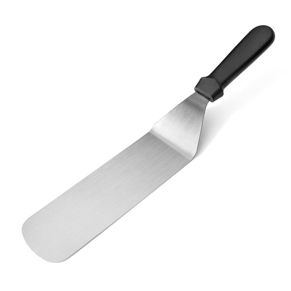 New Star Foodservice 36190 Plastic Handle Flexible Grill Turner/Spatula, 14.5-Inch, Black