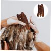 PACKOVE Creative Hair Shampoo Brush Ergonomic Scalp Comb for Relaxation and Circulation and Reusable Wide Tooth and Massage