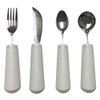 Kinsman Classic Weighted Utensils : Utensil Set (1 of Each), White