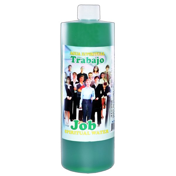 3 BOTTLES JOB SPIRITUAL WATER-TRABAJO AGUA ESPIRITUAL 16OZ - MAGICK PAGAN