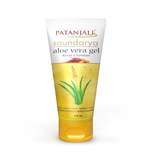 Patanjali Aloe Vera Gel Kesar Chandan 150 Gm (5.29 OZ)